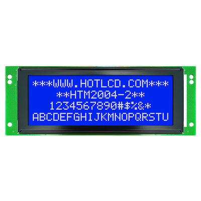 측면 하얀 백라이트 HTM2004-2와 오래가는 4X20 캐릭터 LCD 모듈