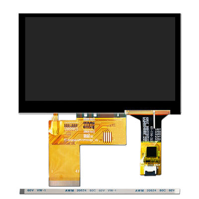 800x480 4.3 인치 TFT LCD 디스플레이 모듈 전기 용량 터치 스크린 모듈 피캡 모니터