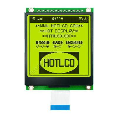 하얀 백라이트 UC1698 HTM160160C와 160X160 FSTN 사실적 LCD 모듈