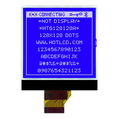 128X128 칩 온 글래스 LCD, UC1617S 흑백 그래픽 LCD 디스플레이 HTG128128A