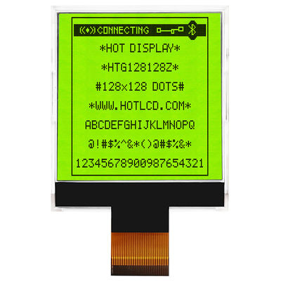 128X128 사실적 COG LCD 모듈 SSD1848 STN-그레이 디스플레이 HTG128128Z