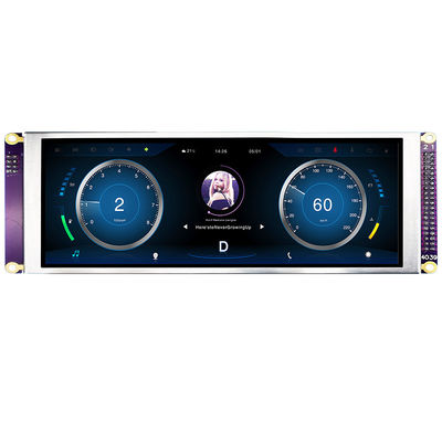 자동차 모니터를 위한 7.84 인치 바 방식 IPS TFT LCD 디스플레이 1280x400 MCU