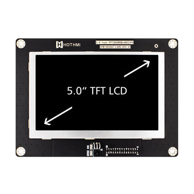 5.0 인치 IPS 800x480 광범위의 온도 TFT LCD 모듈 디스플레이 패널 LVDS