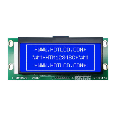 SPI 인터페이스 HTM12848C와 128x48 매트릭스 그래픽 LCD 모듈