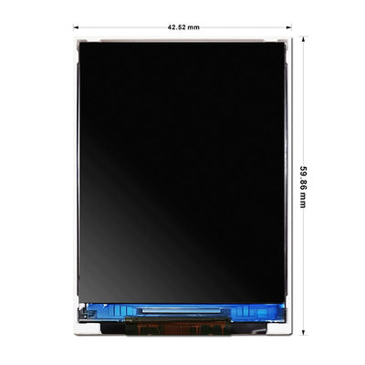 포켓용 MCU TFT LCD 디스플레이 2.4 인치 240x320 태양광 읽기 쉬운 TFT-H02401QVIST8N40