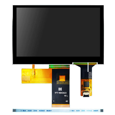 4.3 480x272 TFT LCD 모뒤라이 광범위의 온도 LCD 디스플레이 피캡 모니터로 조금씩 움직이세요