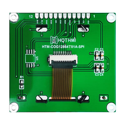 계측기를 위한 128X64 SPI ST7567 FSTN 사실적 LCD 모듈 광범위의 온도