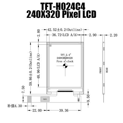 2.4 인치 SPI TFT LCD 디스플레이 IPS 패널 스크린 240x320 LCD 디스플레이 제조들
