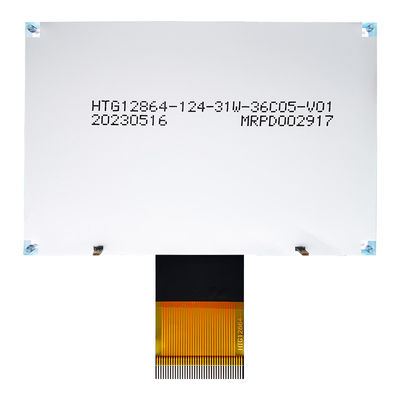 측면 하얀 백라이트와 128x64 COG LCD 그래픽 디스플레이 모듈 ST7565R