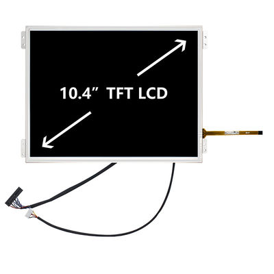 10.4 의료 설비를 위한 인치 IPS 저항력이 있는 터치 1024x768 광범위의 온도 TFT 디스플레이 패널