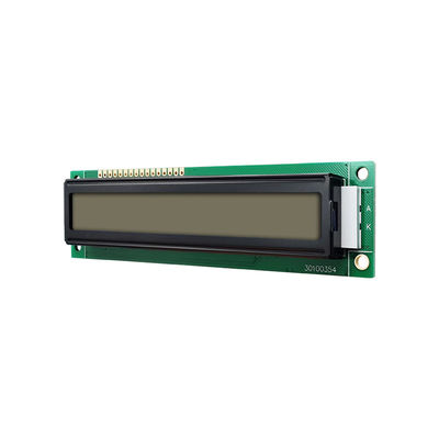 1X16 문자 LCD 디스플레이 FSTN+ 흰색 백라이트 Arduino와 함께 회색 배경